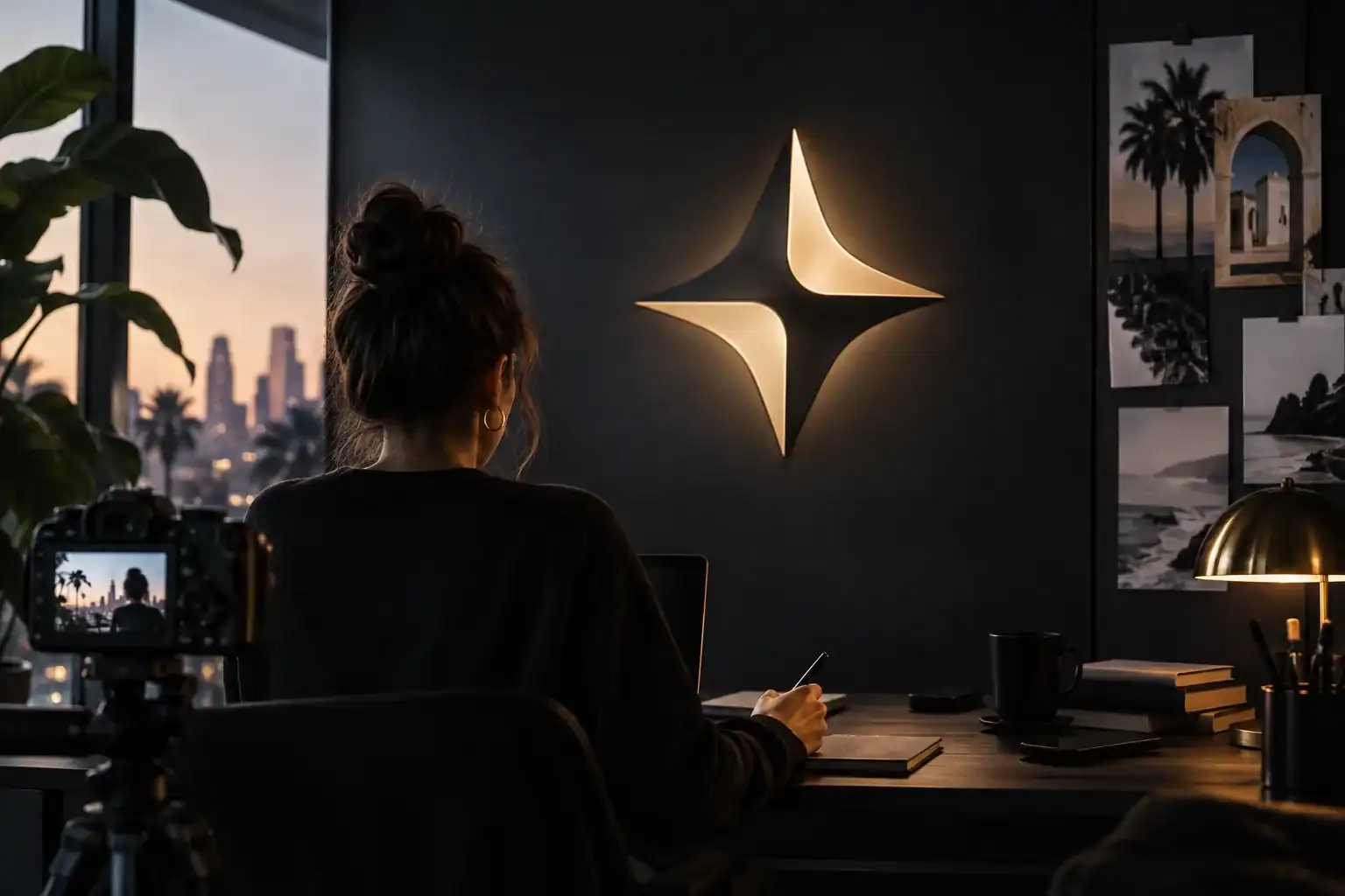 Dark affiliate software wordmark with a simple geometric star symbol.