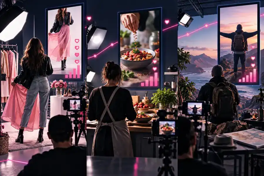Refined influencer campaign case study with focused messaging